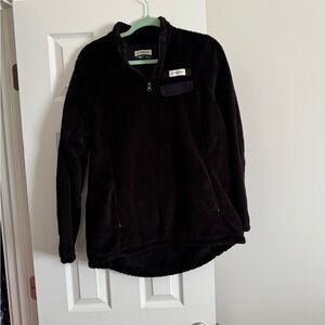 Magellan Outdoors Black Fleece Quarter-Zip